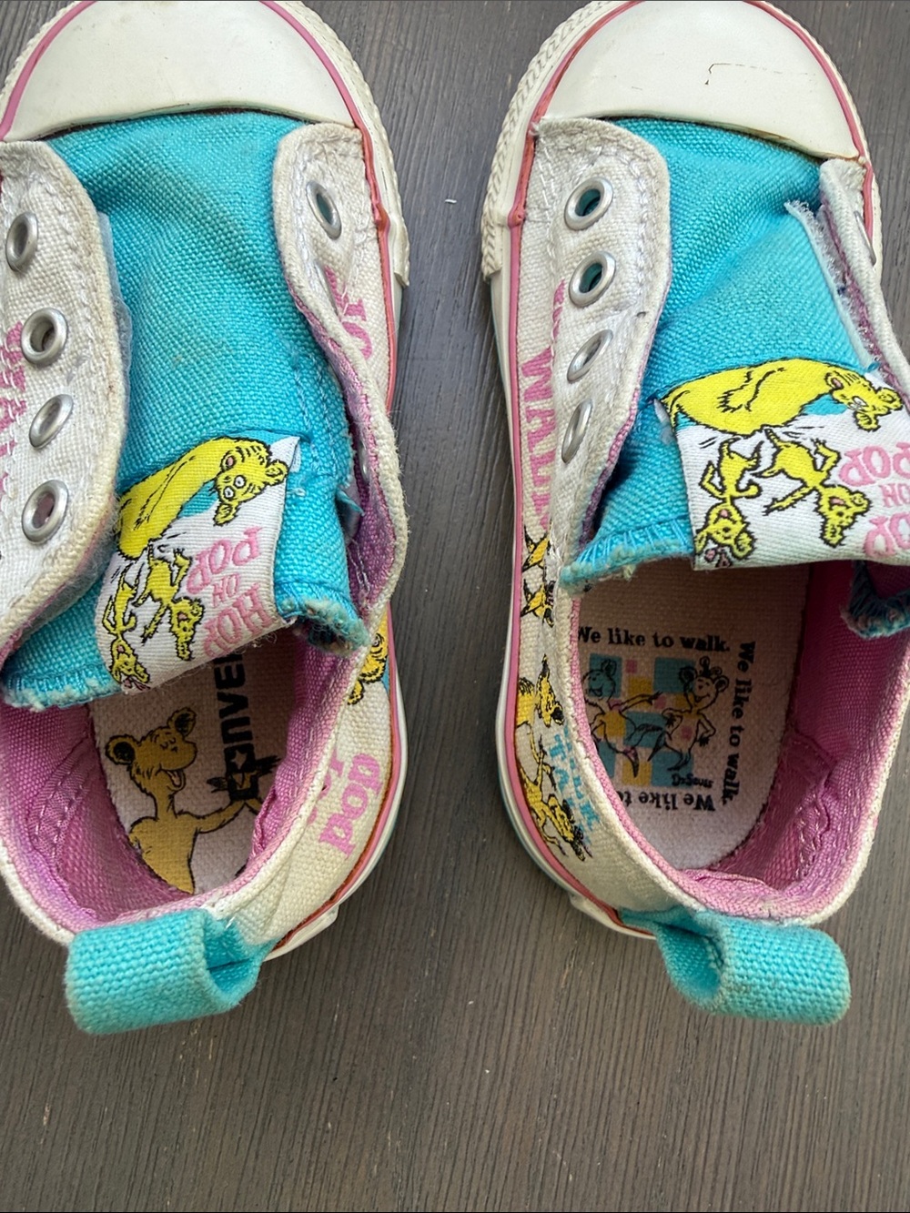 Converse Toddler’s Vintage Hop on Pop Dr Sues Y2K Sneaker Runners - Picture 7 of 8